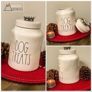 New Rae Dunn-DOG TREATS-with Crown Top!